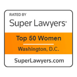 Rated By | Super Lawyers | Top 50 Women | Washington, D.C. | SuperLawyers.com